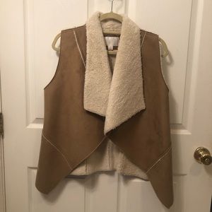 Xilaration Faux Fur & Faux Suede Vest